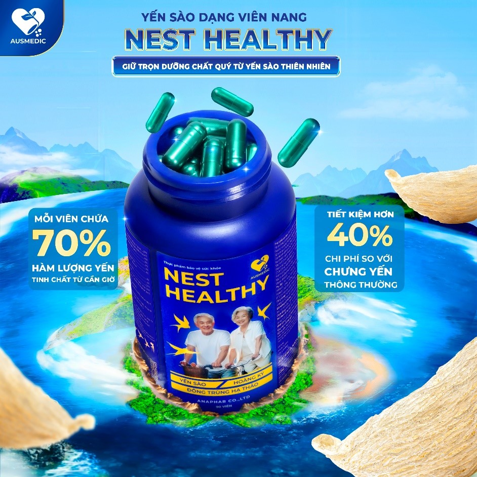 VIÊN UỐNG YẾN SÀO NEST HEALTHY TĂNG CƯỜNG SỨC KHỎE