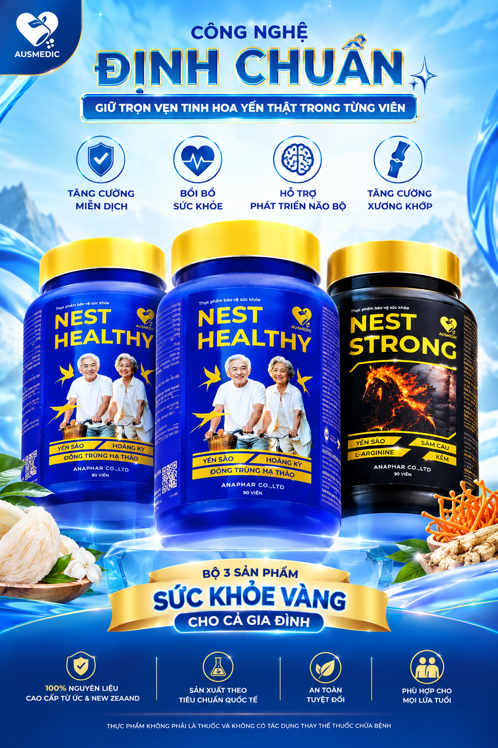 COMBO 2 NEST HEALTHY + 1 NEST