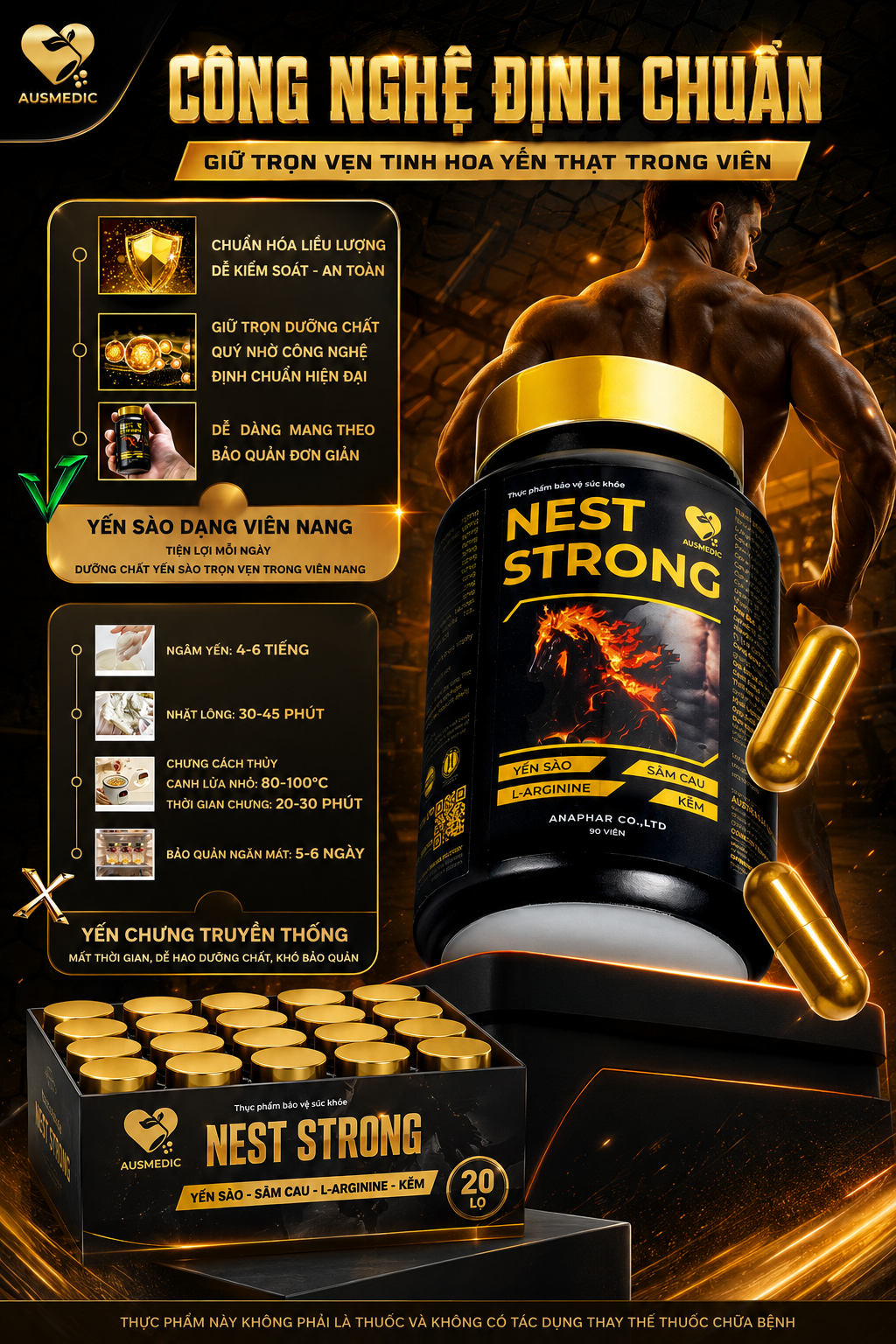 SET 20 LỌ NEST STRONG
